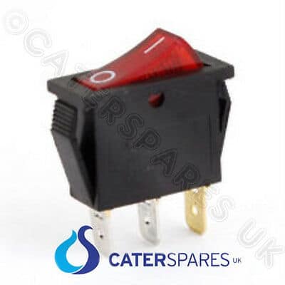 BUFFALO RED POWER ON OFF SWITCH WATER BOILER P/N AC622 FITS CC190 CC193 CC192 
