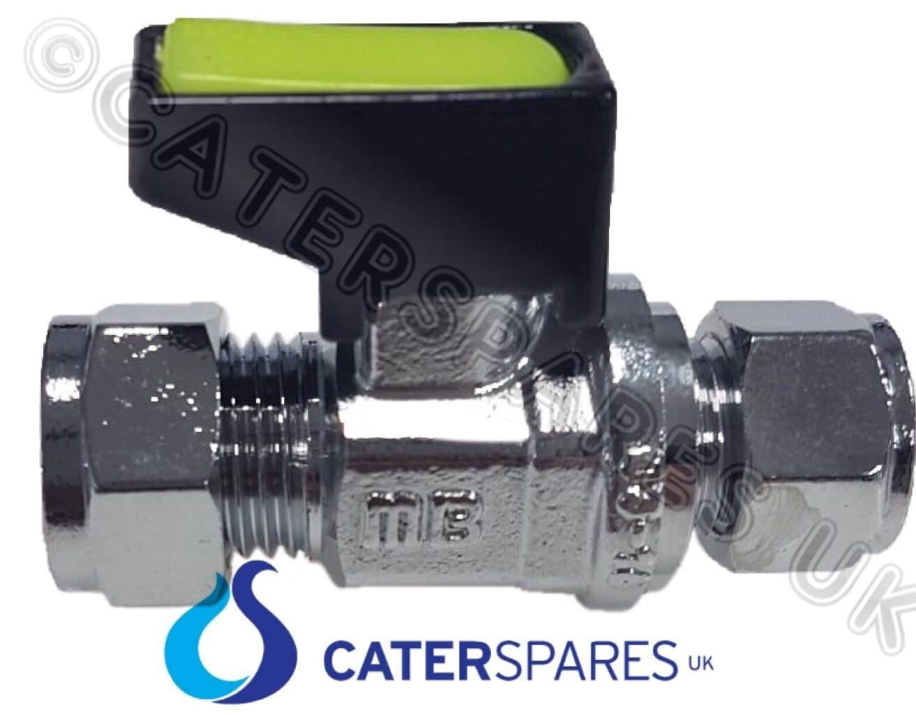 8mm GAS MINI LEVER BALL VALVE COCK TAP 8mm APPROVED ISOLATING VALVE 