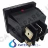 Details about   BIPOLAR RED ROCKER SWITCH ON OFF DOUBLE POLE 4 PIN 22X31MM 230V IP65 COVER 
