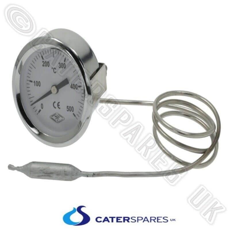 Cuppone 91410020 Pizza Oven Round Thermometer Temperature Clock Dial 60mm Catersparesuk
